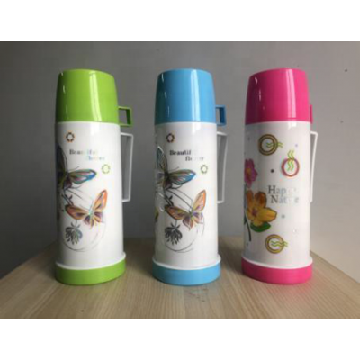 vacuum flask with butterfly design glass thermos vacuum flask vacuum flask with handle