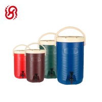 Plastic Milk Tea Bukcet Double Layers Thermal Barrel Heat Preservation Bucket Insulation Water Jug Keep Warm