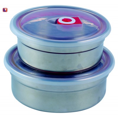 2019 stainless disk-type lunch box LY-S606