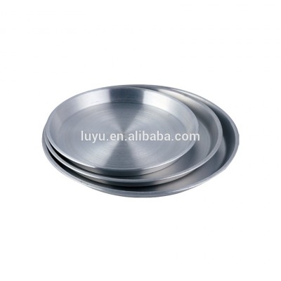 Round Pizza Tray and pan, aluminum bakery trays 7inch